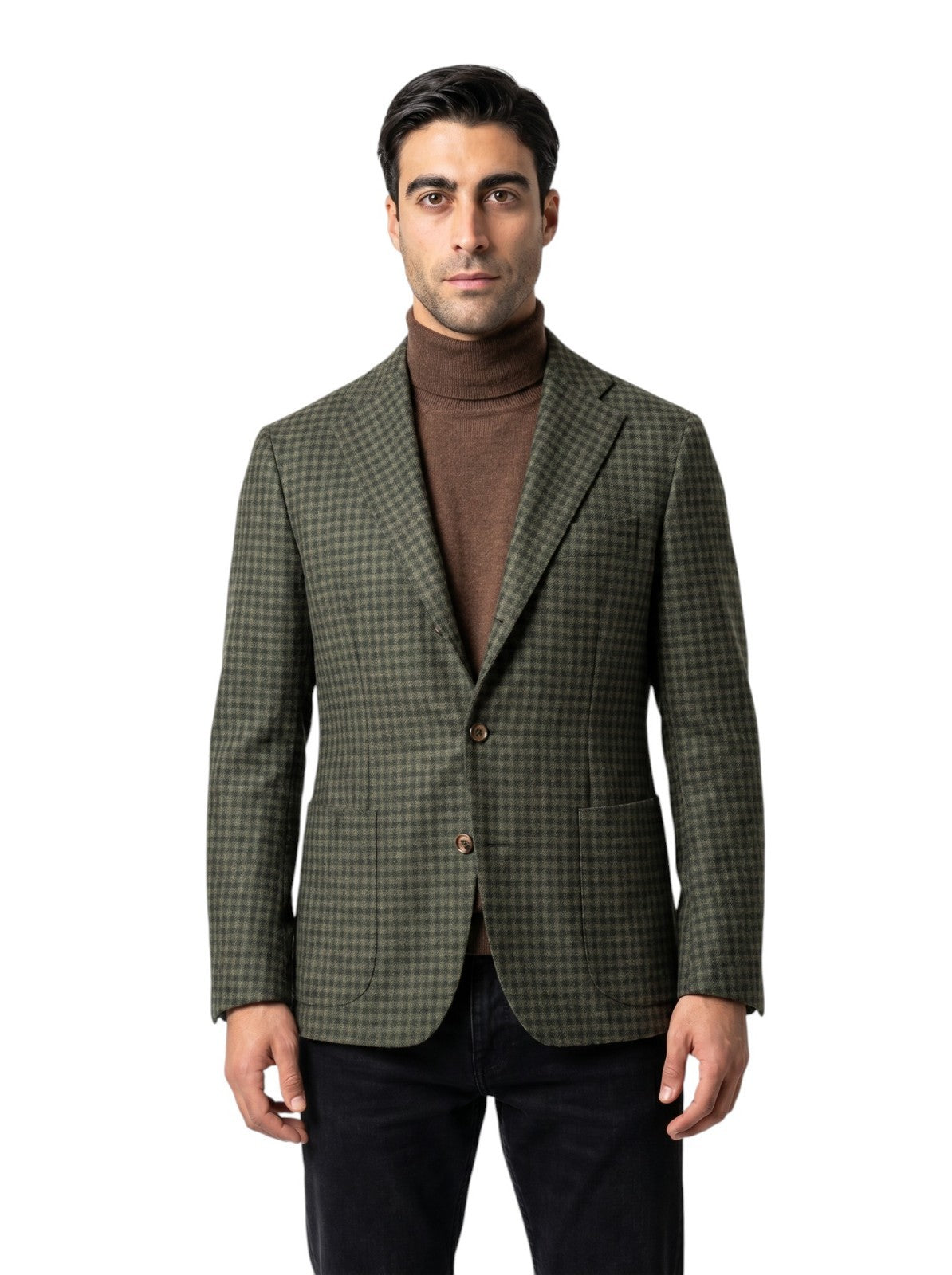 1800$ SARTORIO KITON NAPOLI Green Jacket Sport Coat Wool 40 US / 50 EU  9R