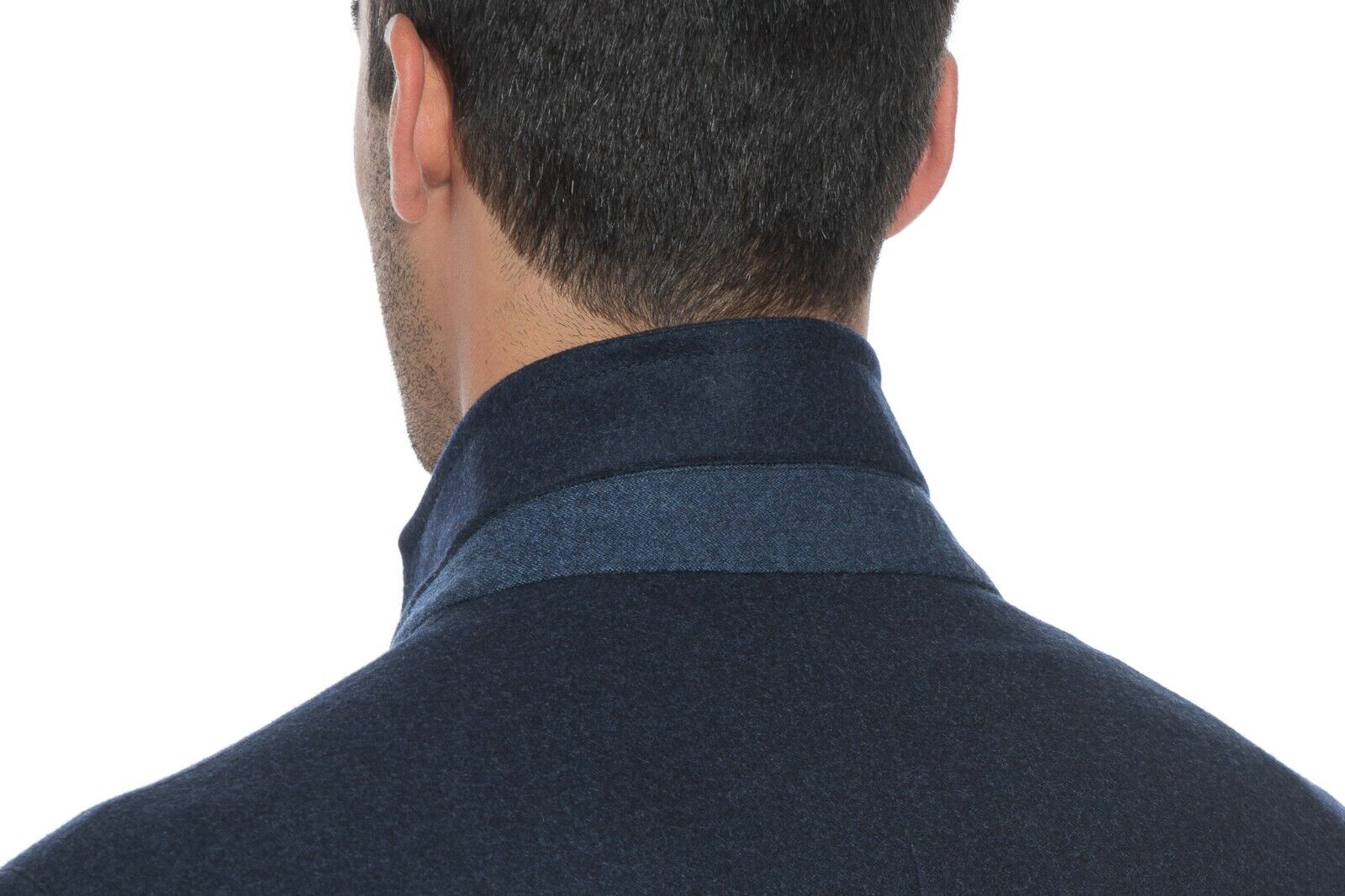 $2650 BELVEST Blue Blazer Jacket Flannel Wool 40 US / 50 EU 7R JACKETINTHEBOX