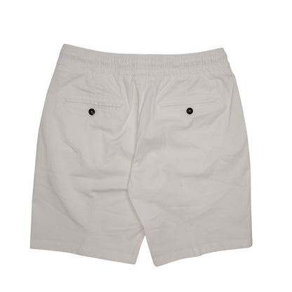 850$ ISAIA White Drawstring Short Pant Cotton Comfort Project 30 US / 46 EU