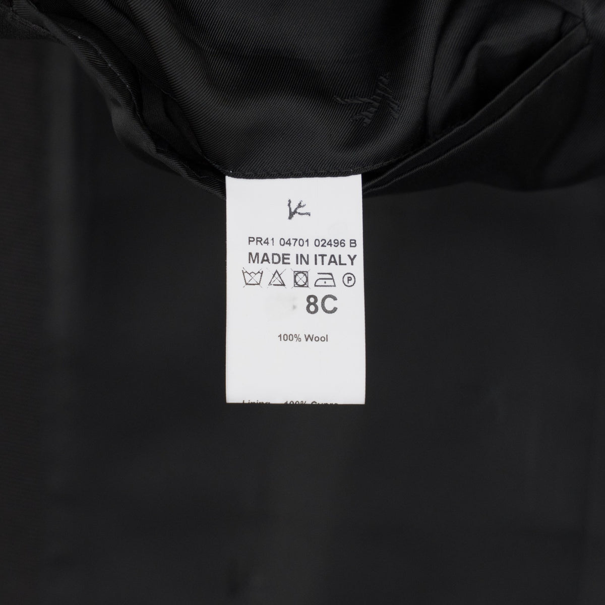 $7450 ISAIA Sanita "Aquaspider" Black Tuxedo Suit  Wool Water Repellent 8C