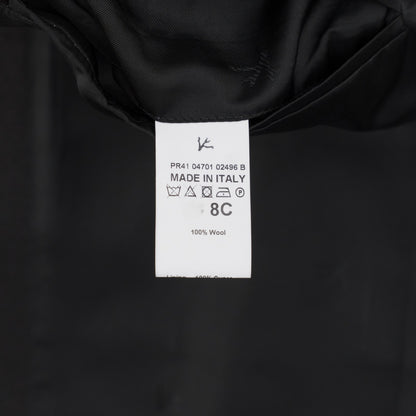 $7450 ISAIA Sanita "Aquaspider" Black Tuxedo Suit  Wool Water Repellent 8C