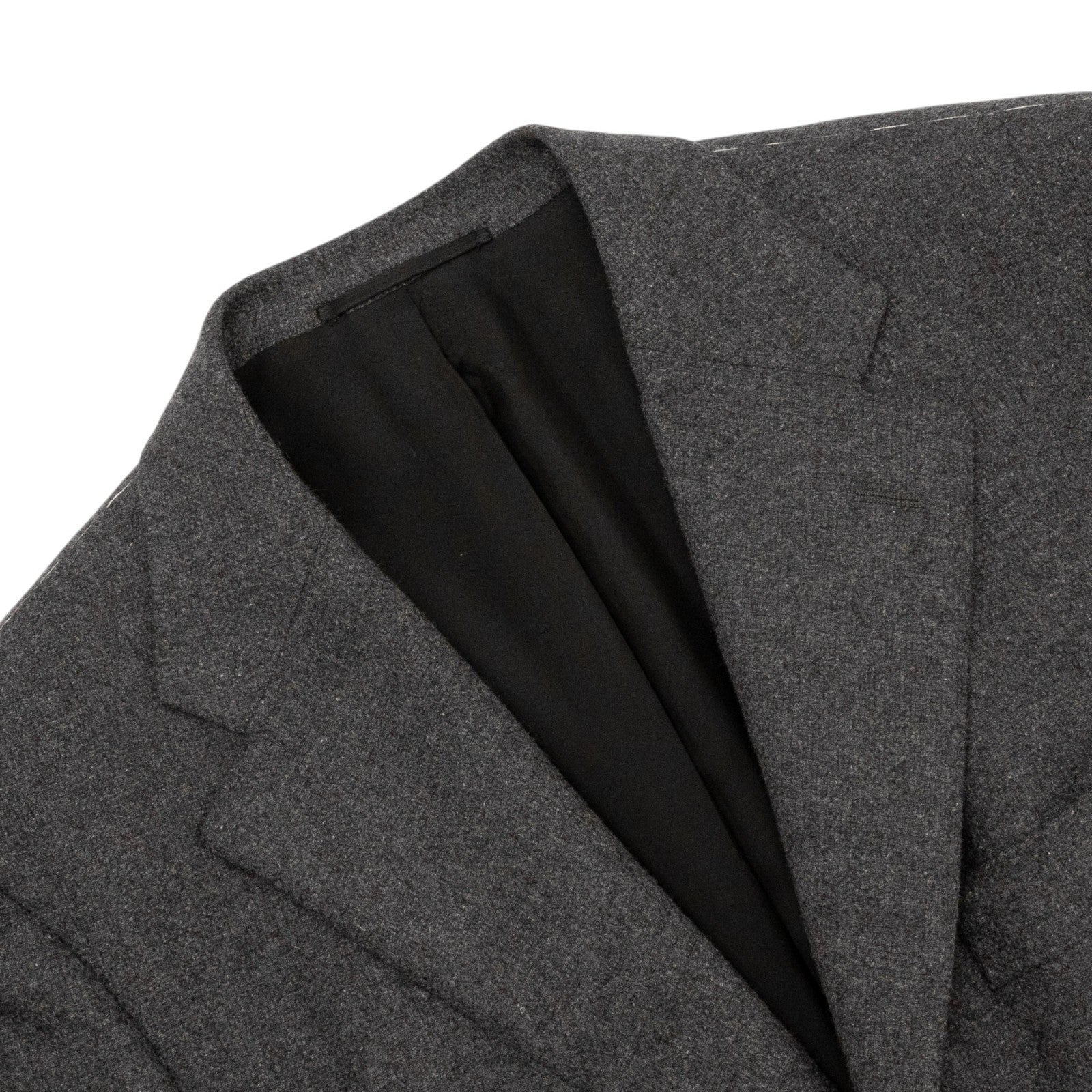 2750$ SARTORIO KITON Gray Handmade Jacket Sport Coat 100% Cashmere