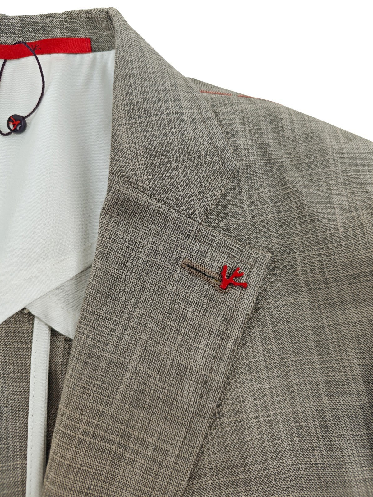 4800$ ISAIA NAPOLI Beige Sahariana Jacket Linen Cotton Wool 38 US / 48 EU 8R