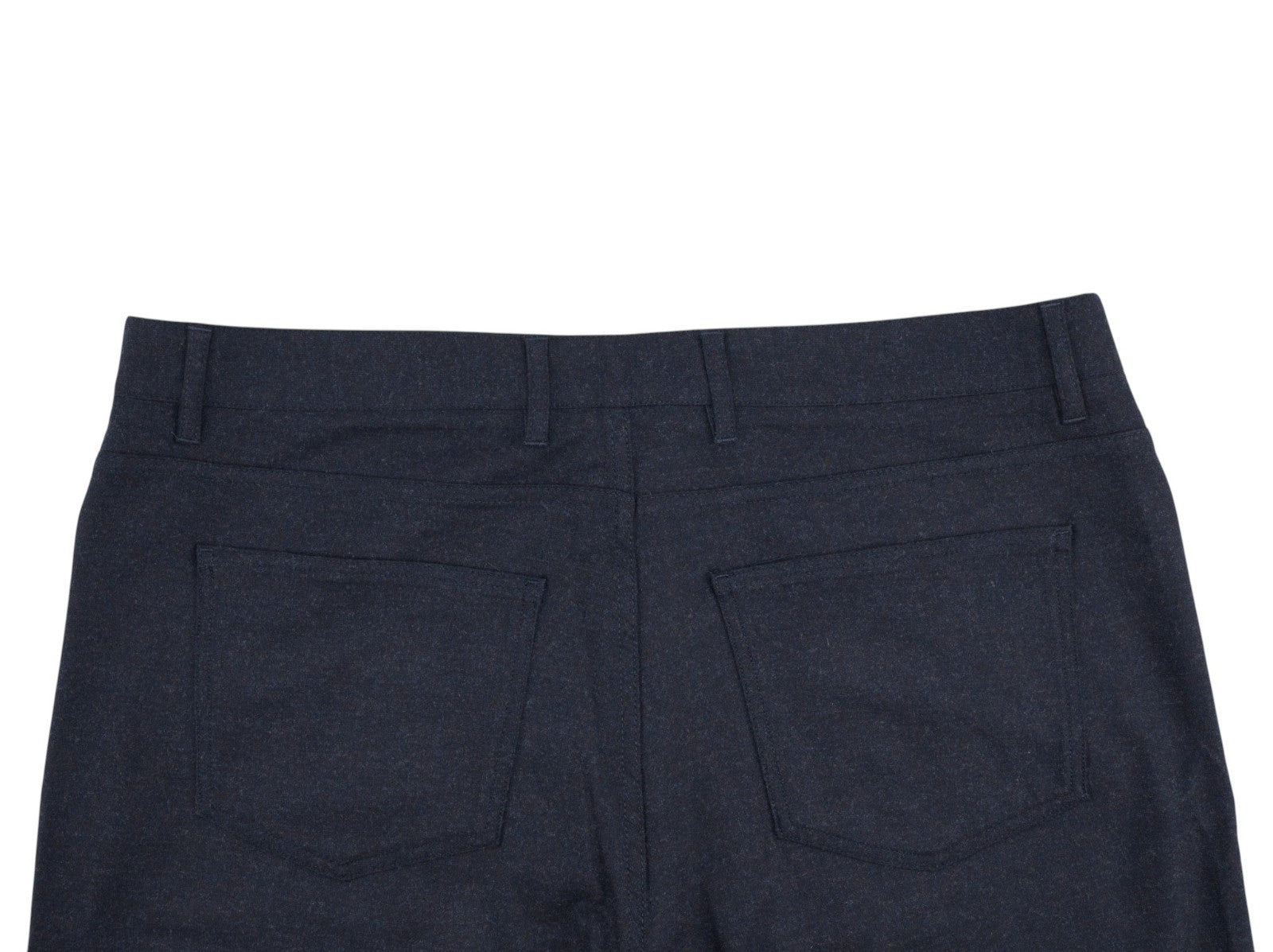 1100$ ISAIA NAPOLI Blue Navy 5 Pockets Pant Wool - Cashmere Slim 42 US / 58 EU