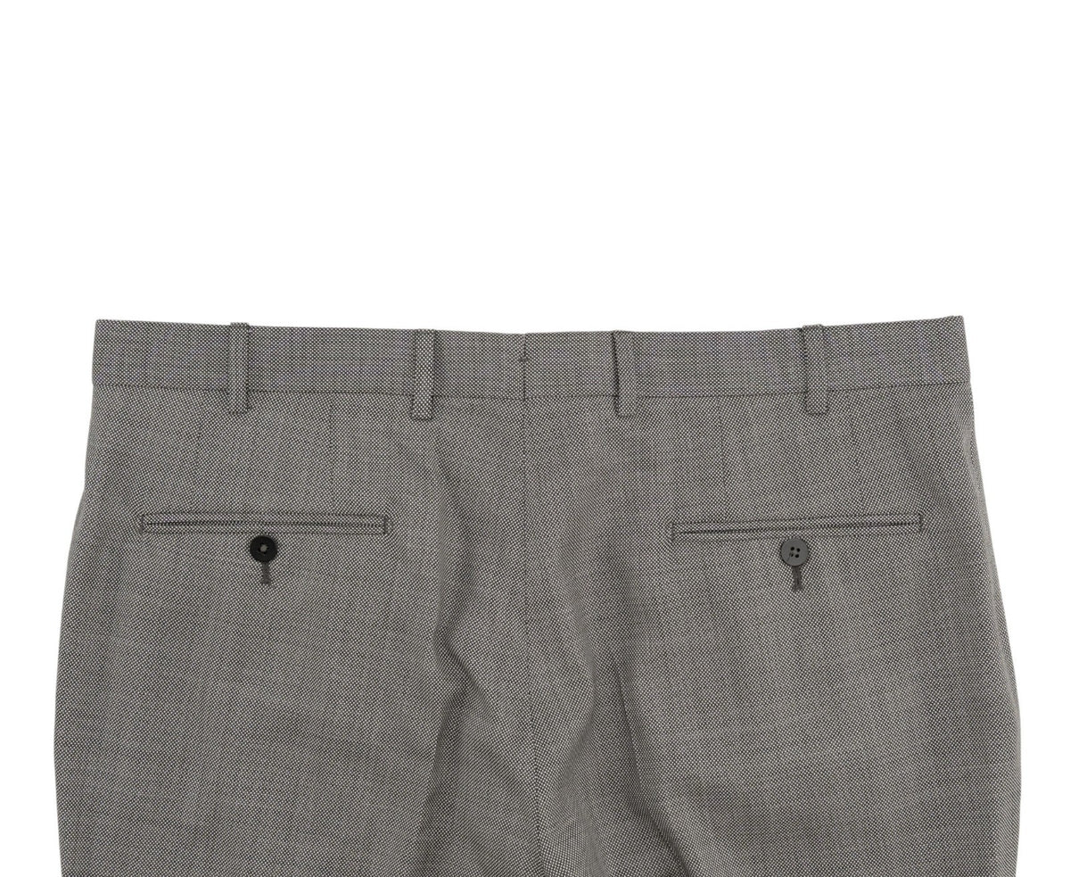 $6850 ISAIA NAPOLI "Capri" Gray Suit Hand-Sewn Fine Wool Grisaglia