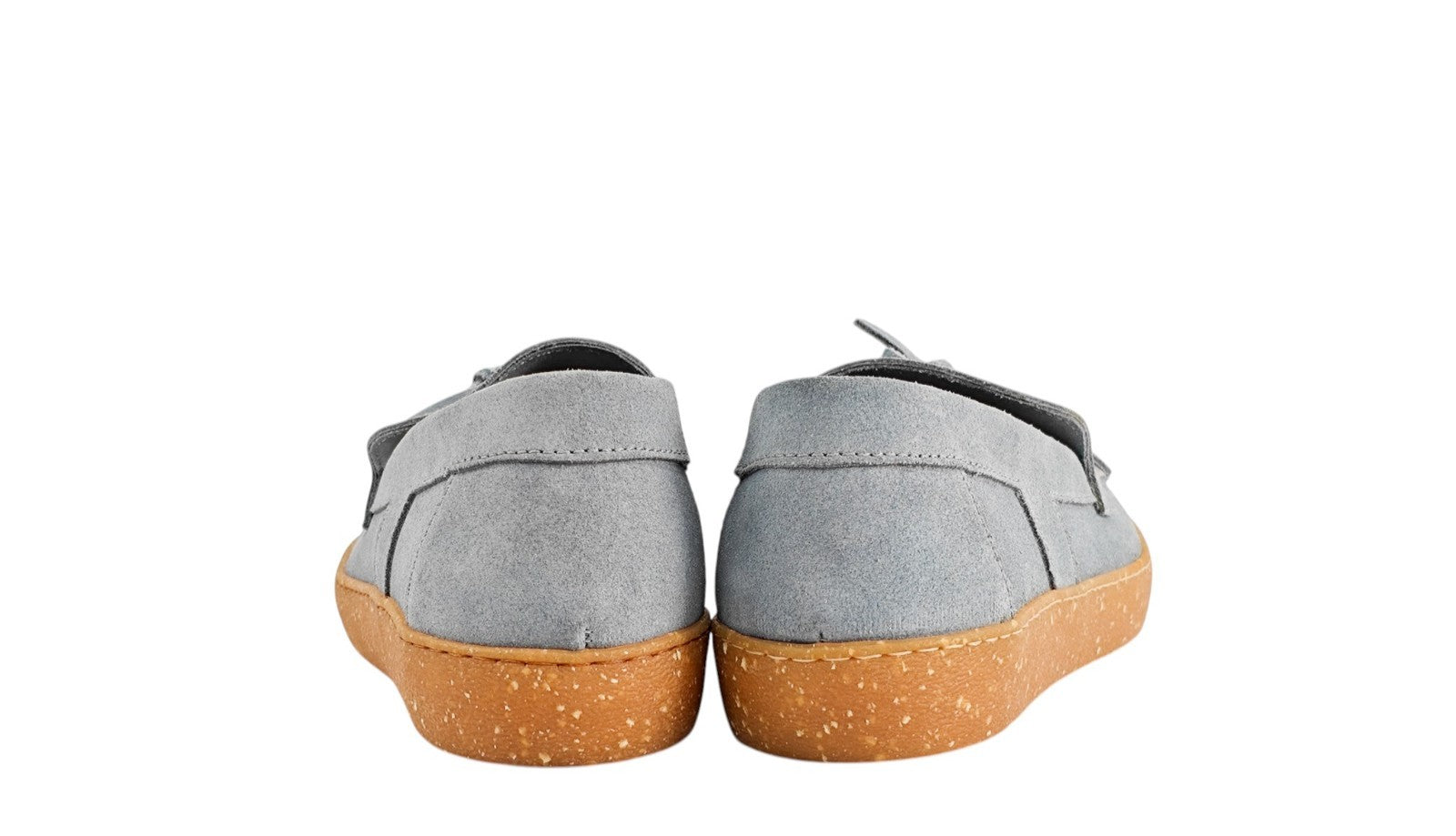 900$ TESTONI "Agropoli" SlipOn Unlined Casual Loafer Gray 8 UK / 9  US / 42 IT