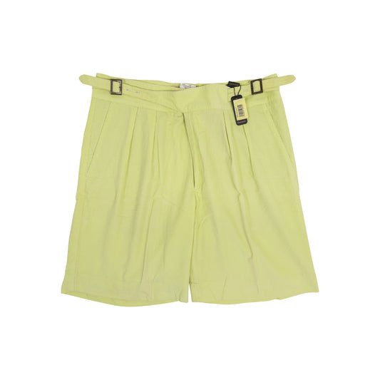 550$ RUBINACCI NAPOLI Manny Gurkha Light Green Short Pant Corduroy Cotton