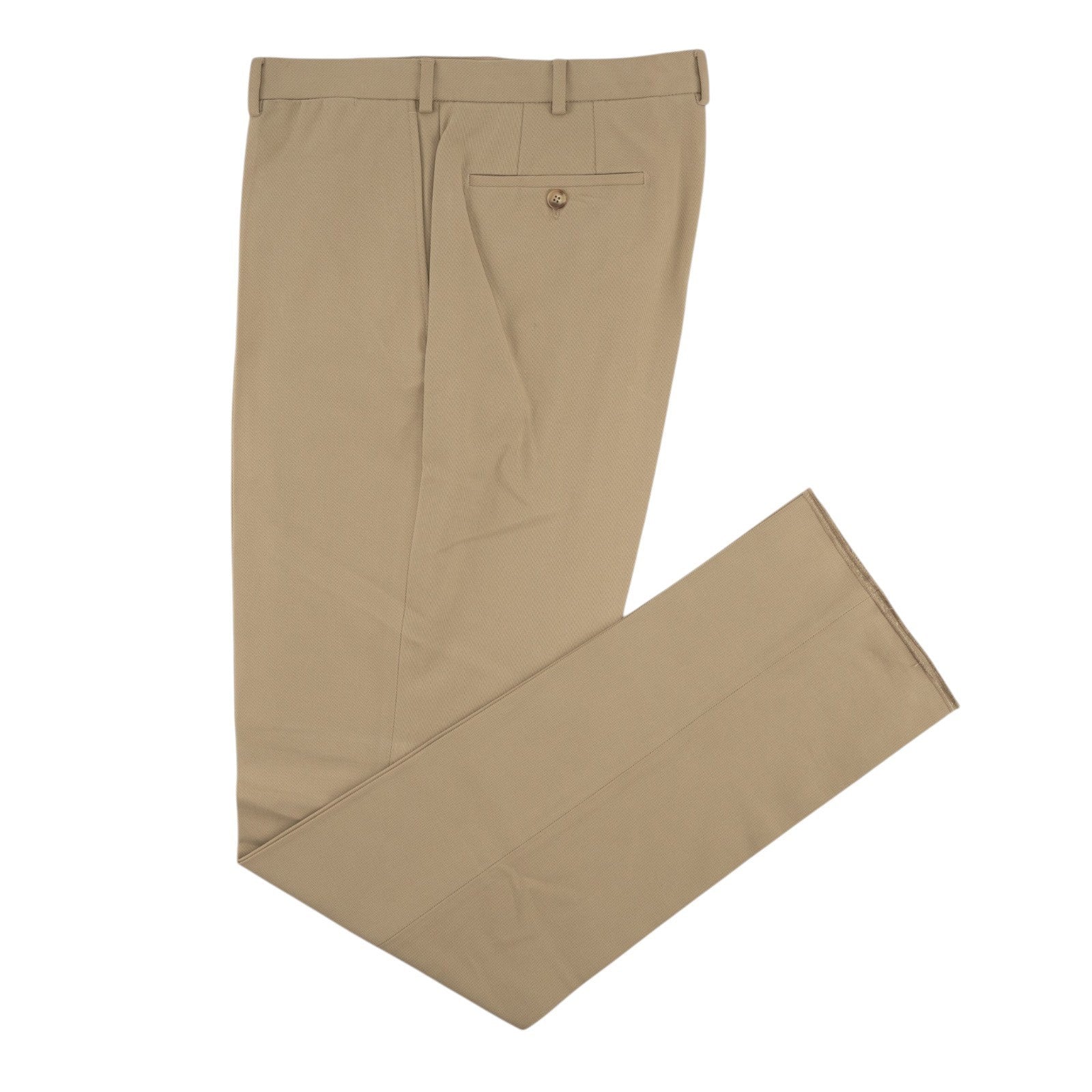 700$ BURBERRY LONDON Beige Chino Cotton Trouser Pant Regular Fit 42 US / 58 EU