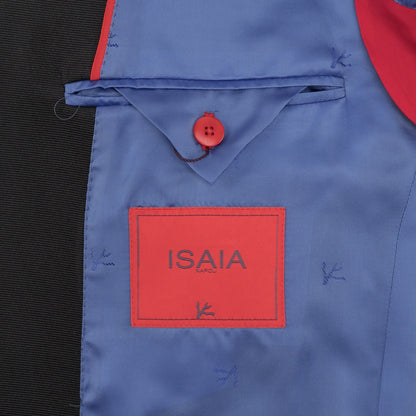 $5995 ISAIA NAPOLI "Sanita" Blue Peak Lapel Tuxedo Suit Wool Wool - Mohair