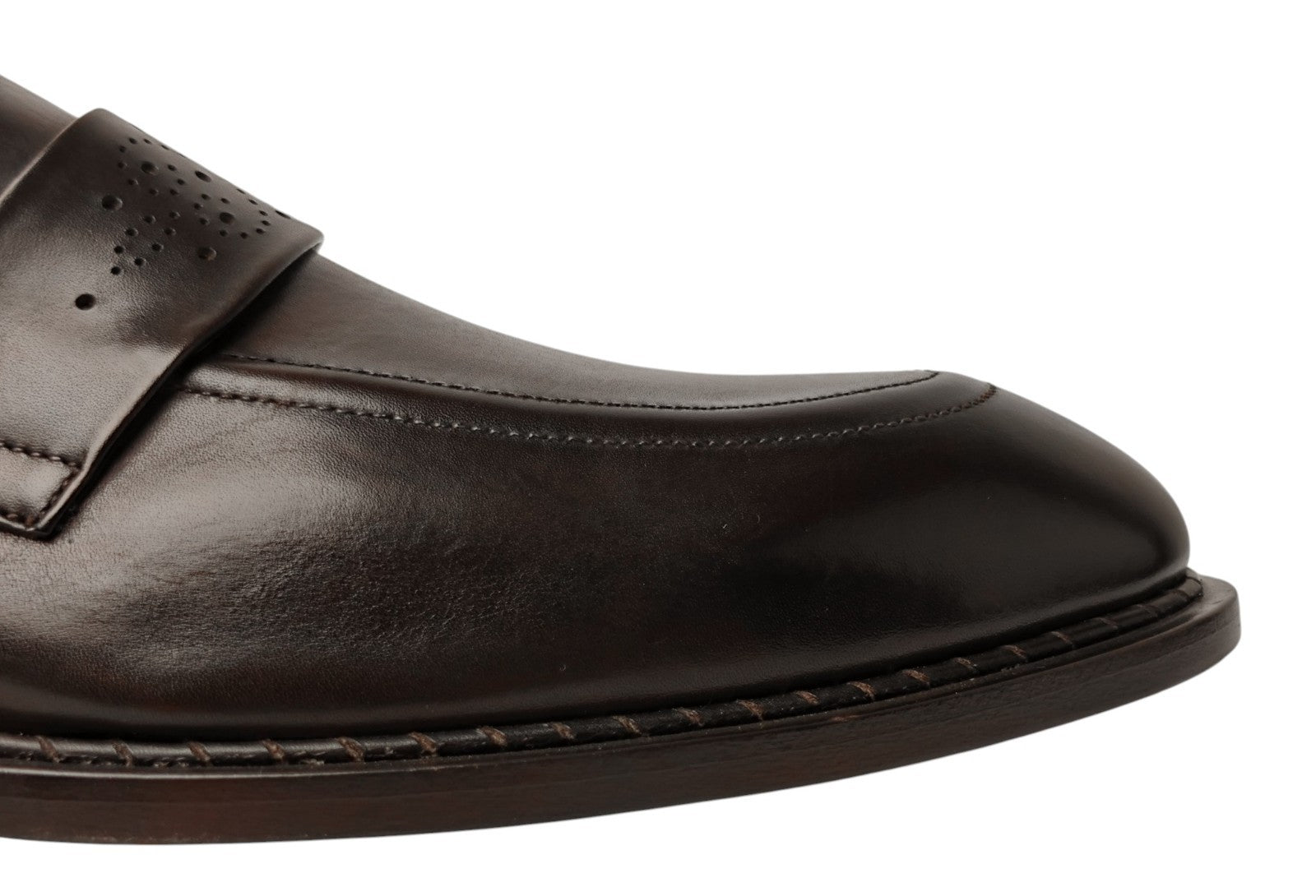 1300$ TESTONI Loafer BOLOGNESE CONSTRUCTION Lux Calf Cigar 8 UK / 9 US / 42 IT