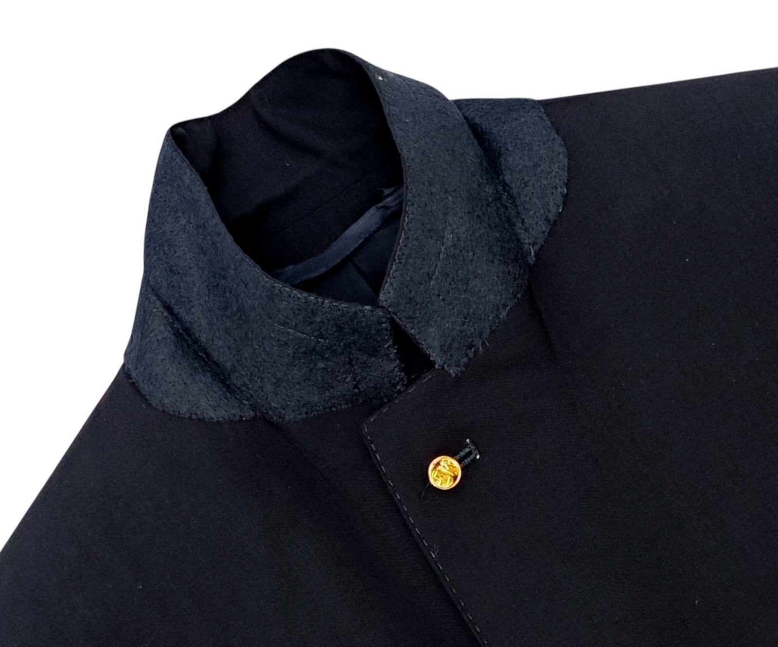 $5700 ISAIA NAPOLI Blue Midnight Hand-Sewn Jacket Sport Coat Fine Wool