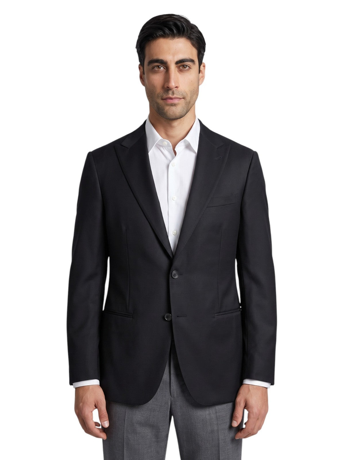 2550$ GIORGIO ARMANI SOHO Jacket Sport Coat Wool Cashmere Black 42 US / 52 IT
