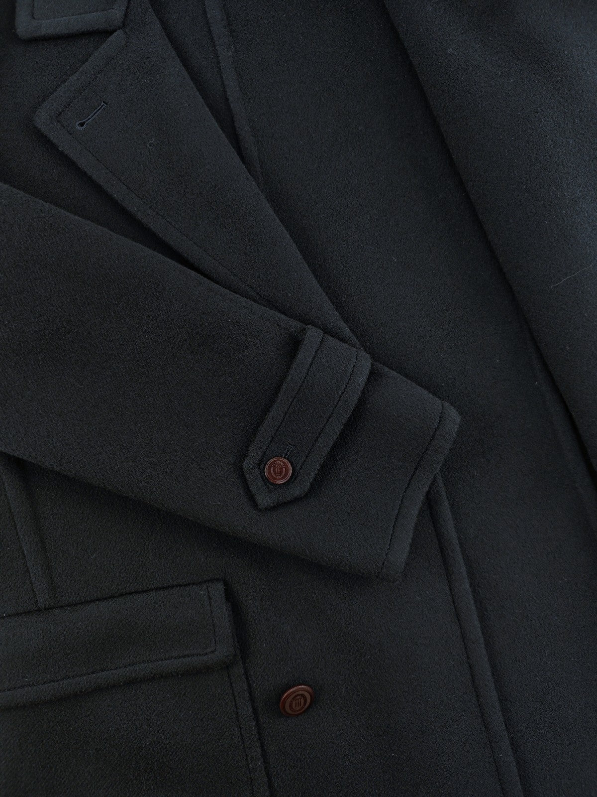 $3250 RUBINACCI NAPOLI Blue Caban Coat Jacket 100% Cashmere 36 US / 46 EU ( S )