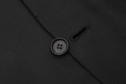 $4500 ISAIA NAPOLI Black Hand-Sewn Jacket Sport Coat Wool 130's 50 US / 60 EU
