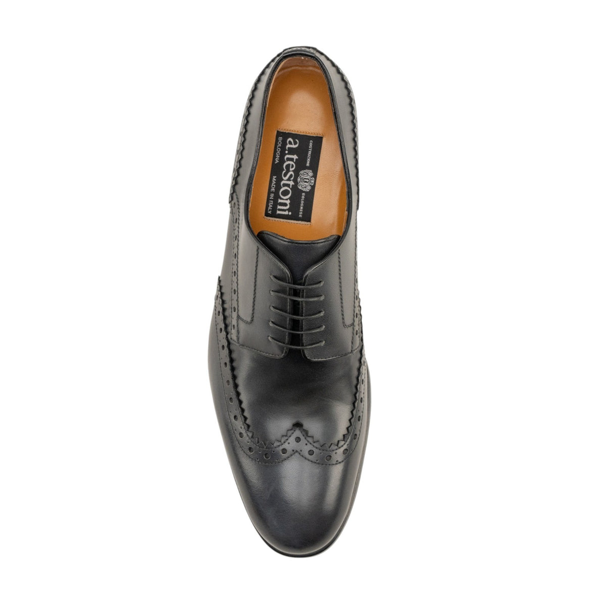 1450$ TESTONI Bolognese Construction Derby Shoes Calf Asphalt 12 UK 13 US  44 IT