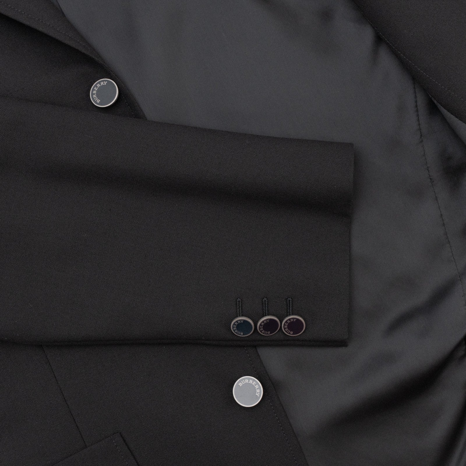 1450$ BURBERRY Blue Midnight Jacket Sport Coat Wool 100's  36 US / 46 IT  7R