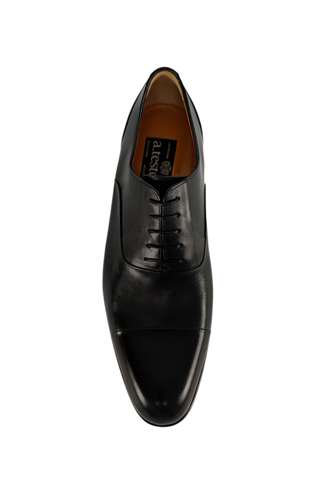 1300$ TESTONI 1929 Oxford Shoes Black Lux Calf Goodyear Welted 8 UK 9 US 42 IT