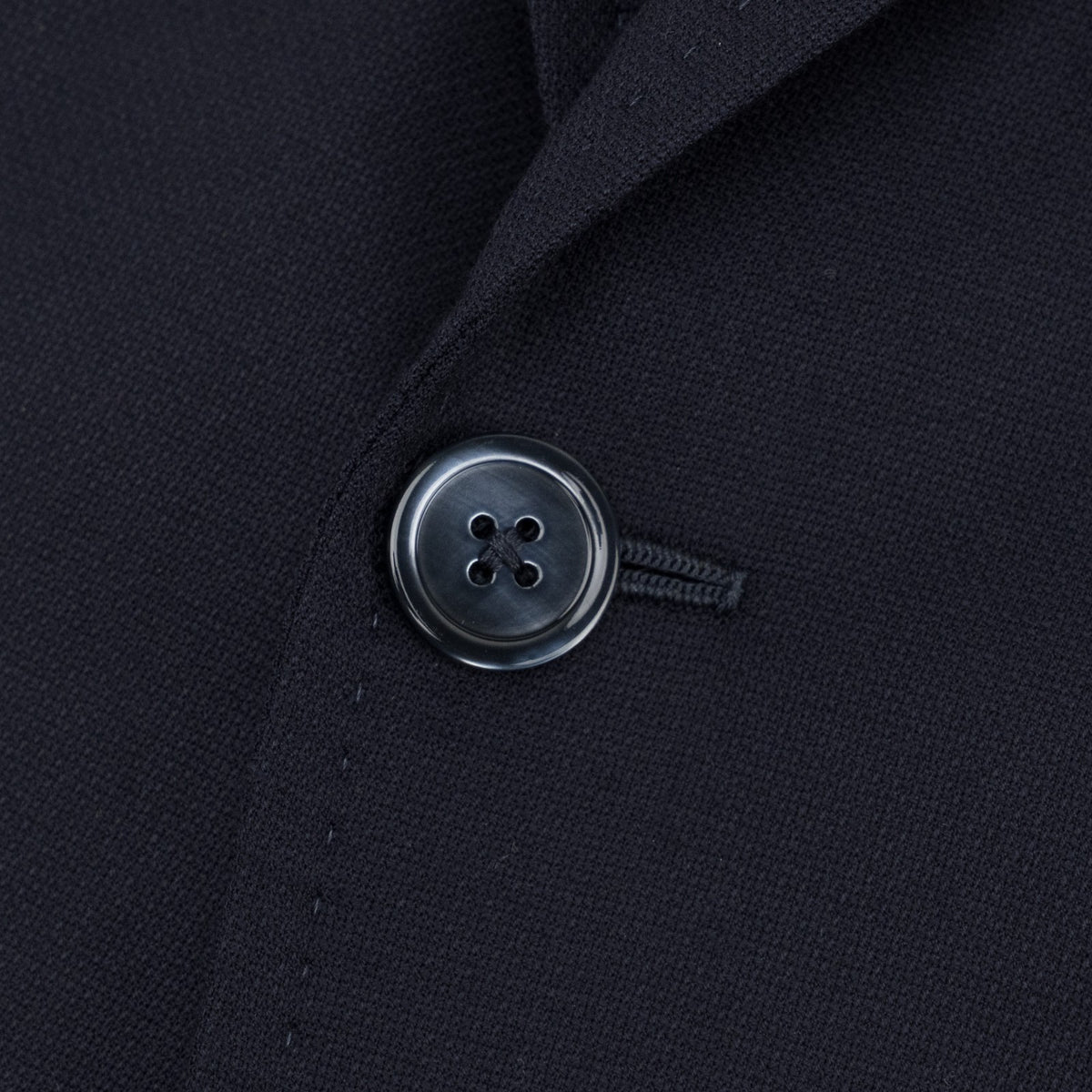 $6600 ISAIA NAPOLI "Domenico" Blue Navy Suit Soft Wool  38 US / 48 EU 7R