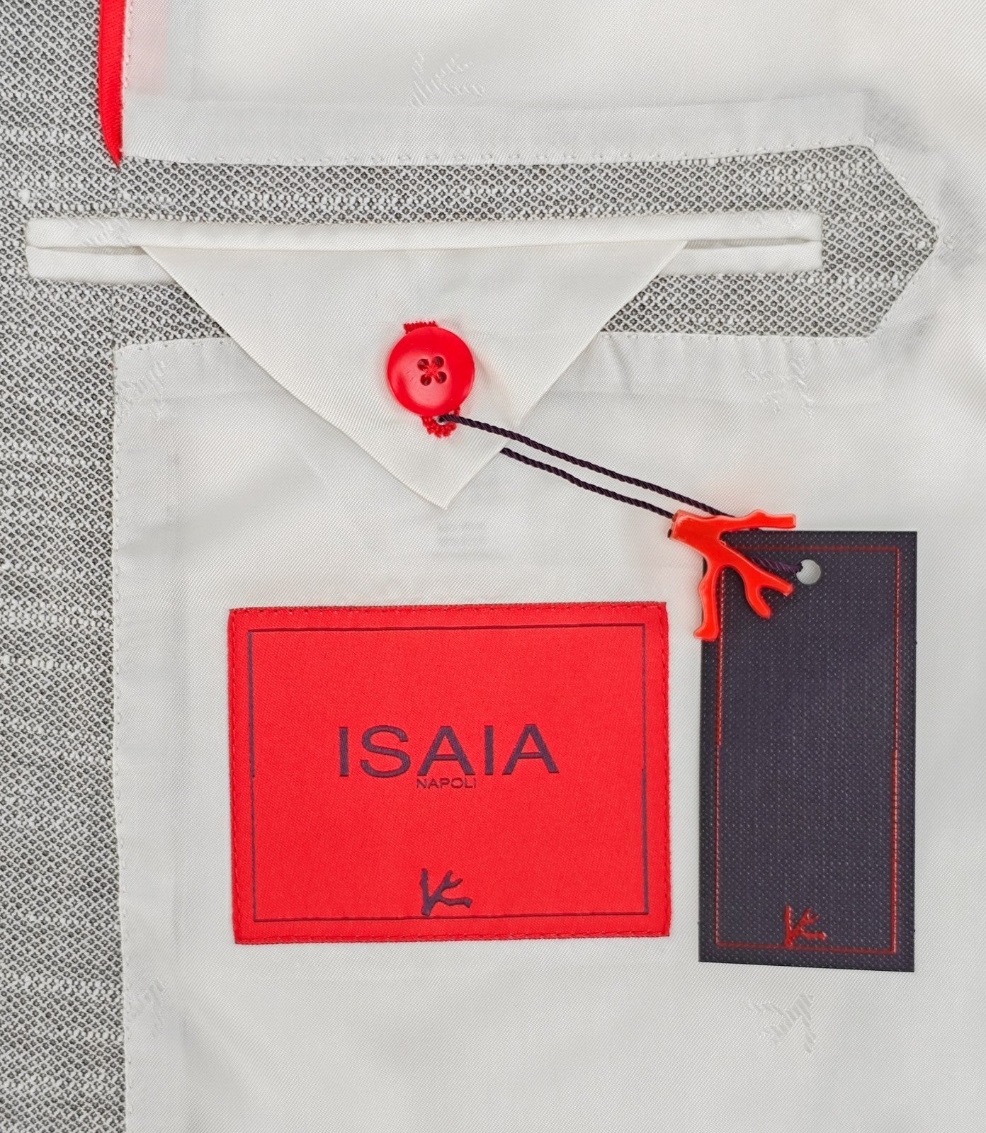 $5200 ISAIA NAPOLI "Capri" Comfort Project Gray Jacket Sport Coat Wool - Linen