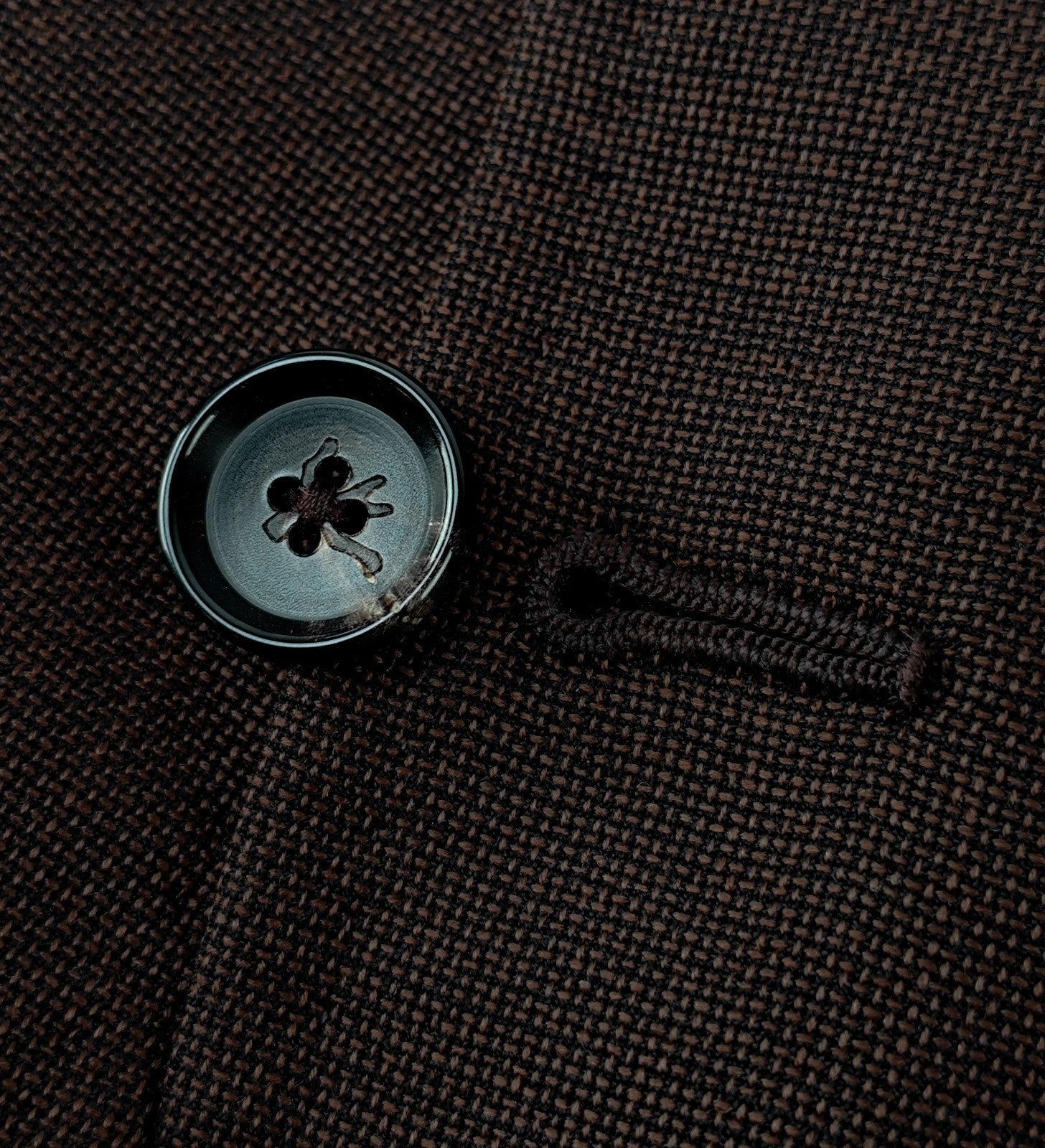 $5725 ISAIA NAPOLI "Capri" Brown Jacket Sport Coat Hopsack Wool 46 US / 56 EU 8R