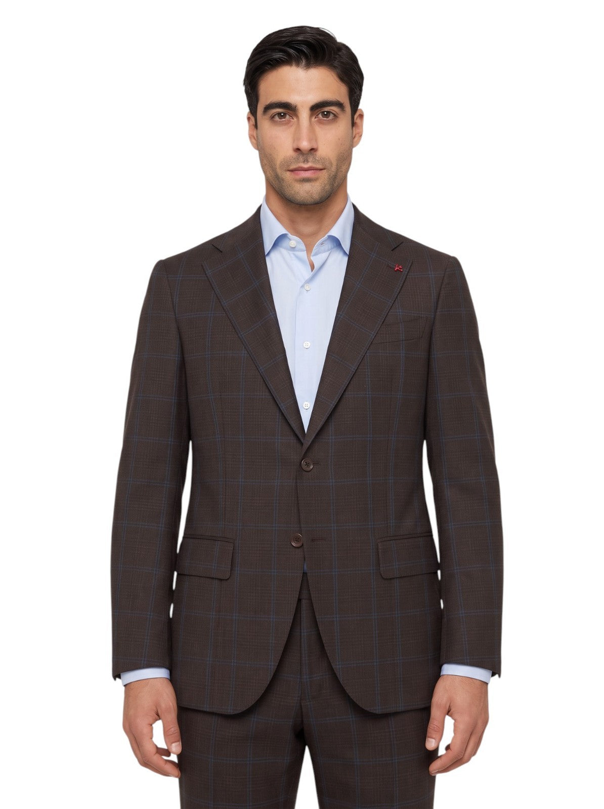 $6600 ISAIA NAPOLI "Marechiaro" Brown Suit Fine Wool 4 Season 40 US / 50 EU 8R