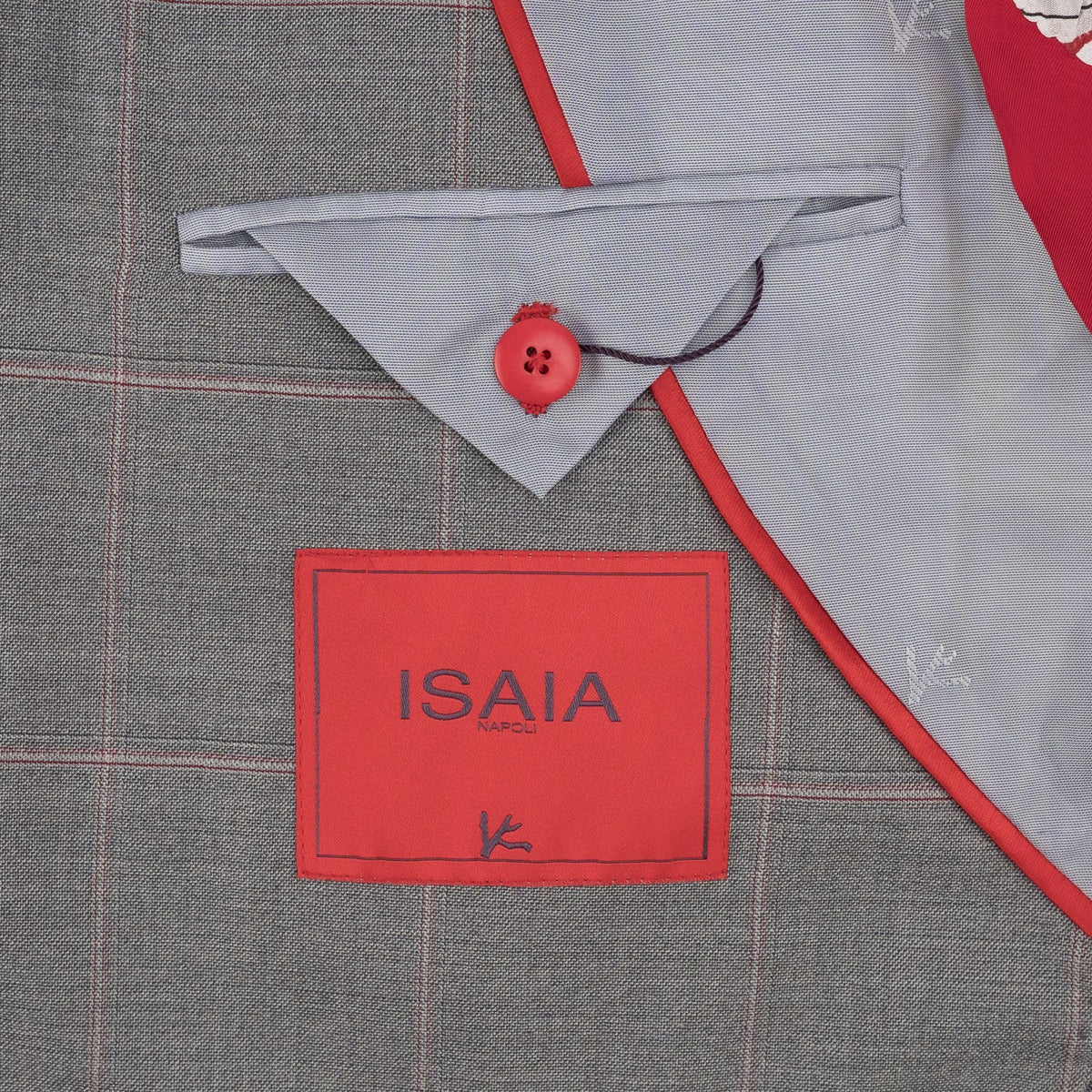 $6600 ISAIA "Capri" Gray Suit Fine Wool Solid Comfort Project 38 US / 48 EU 8R