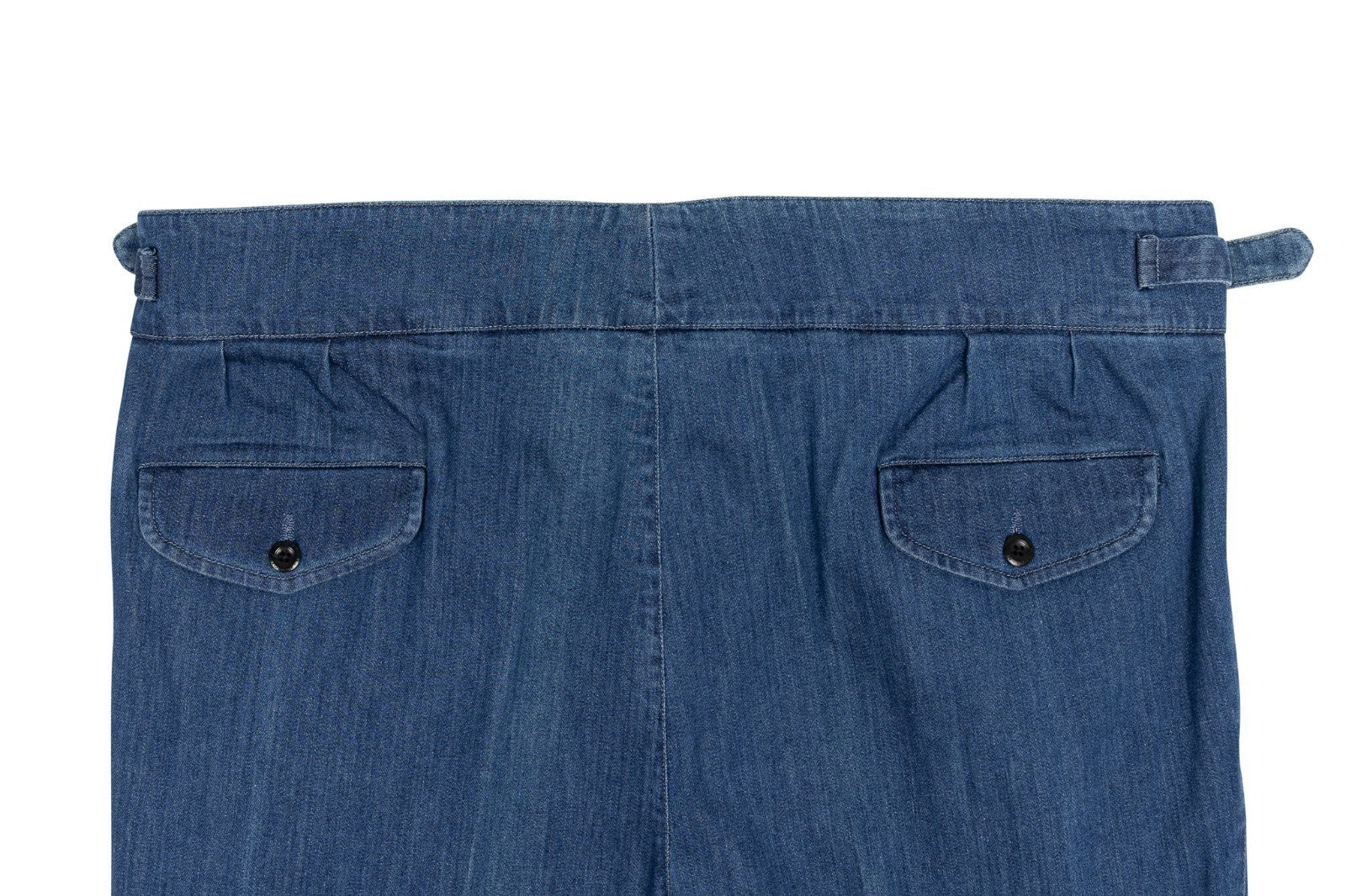 670$ RUBINACCI NAPOLI "Manny" Blue Pant City Jeans Stretch Cotton 36 US / 52 EU