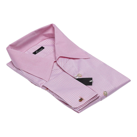 690$ GERLIN X AVI ROSSINI Shirt Pink Jacquard ALUMO Cotton   ZILLI