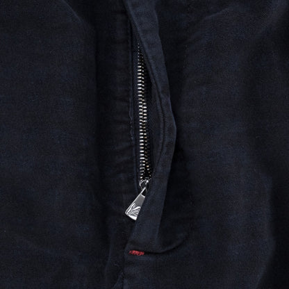1050$ ISAIA Blue Navy Drawstring Pant Velvet Cotton Regular Fit  34 US / 50 IT