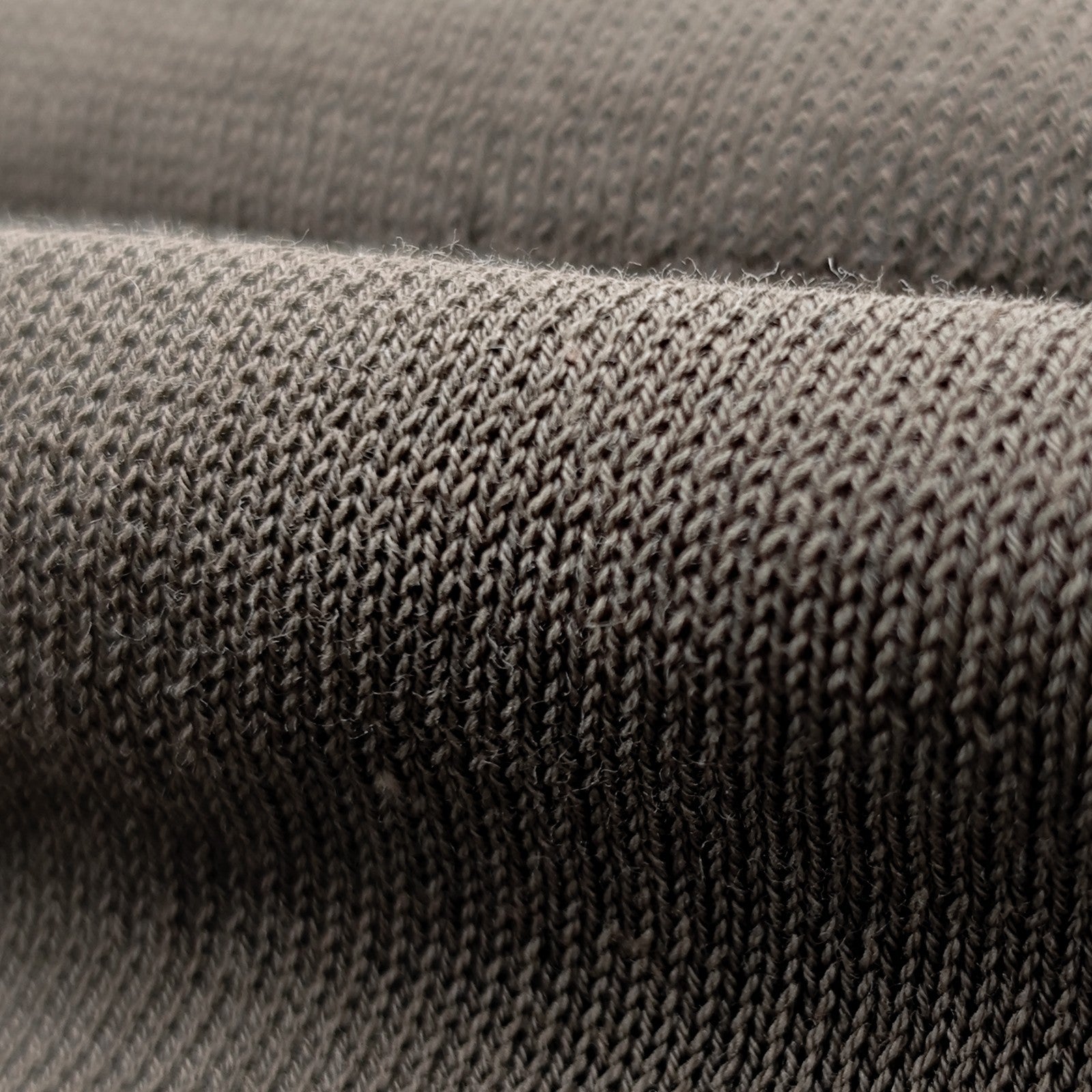 950$ ISAIA NAPOLI Taupe Polo Sweater Short Sleeve Knit Cotton Slim Fit