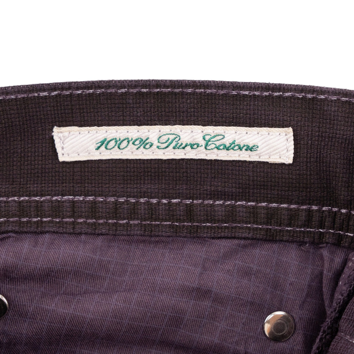 415$ LUIGI BORRELLI NAPOLI 5 Pockets Plum Denim Jeans Cotton 34 US / 50 EU