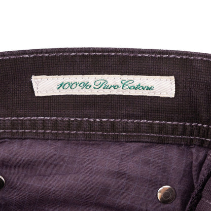415$ LUIGI BORRELLI NAPOLI 5 Pockets Plum Denim Jeans Cotton 34 US / 50 EU