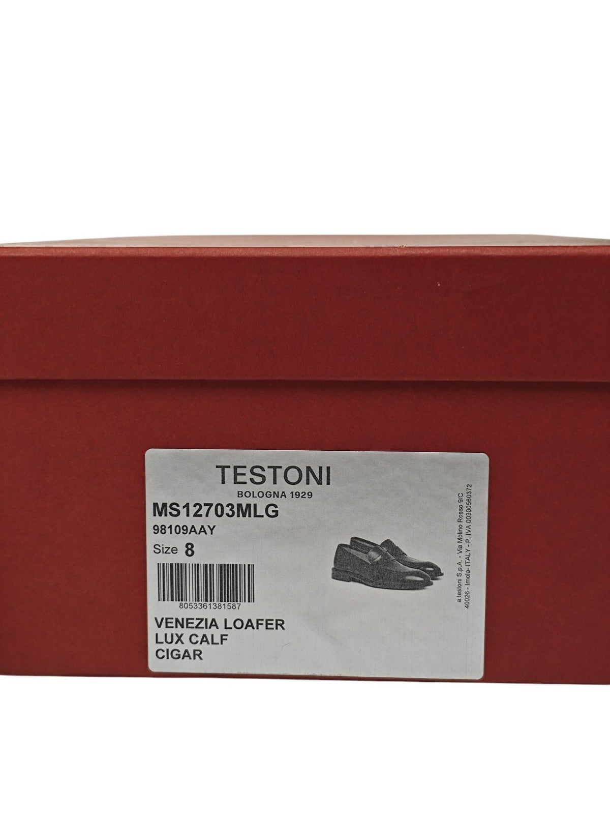 1300$ TESTONI Loafer BOLOGNESE CONSTRUCTION Lux Calf Cigar 8 UK / 9 US / 42 IT