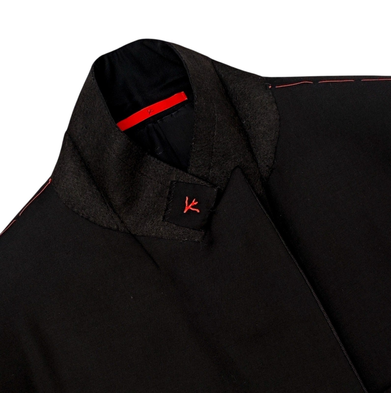$7120 ISAIA NAPOLI Sanita "Aquaspider" Black Tuxedo Suit Hand-Sewn Wool  8R