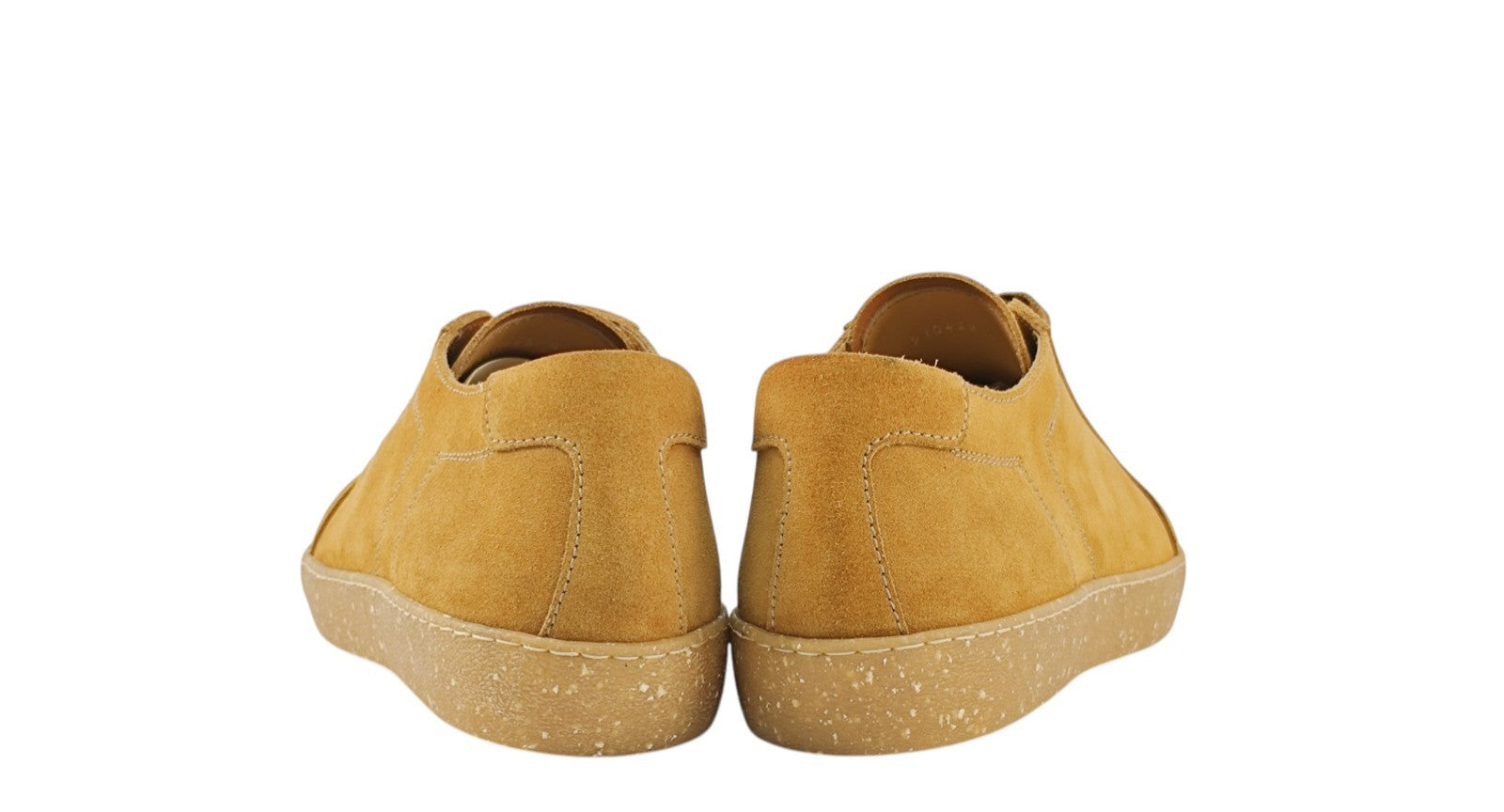 850$ TESTONI Unlined Sneaker Shoes Honey / Brulee Suede 8 UK  / 9 US / 42 IT