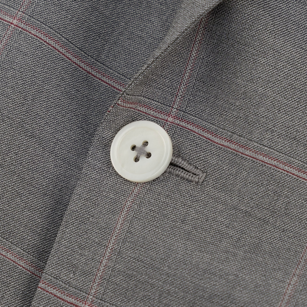 $6600 ISAIA "Capri" Gray Suit Fine Wool Solid Comfort Project 38 US / 48 EU 8R