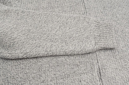 $2000 FEDELI CASHMERE "Malfilè" Gray Cardigan Jacket Full Zip Cashmere