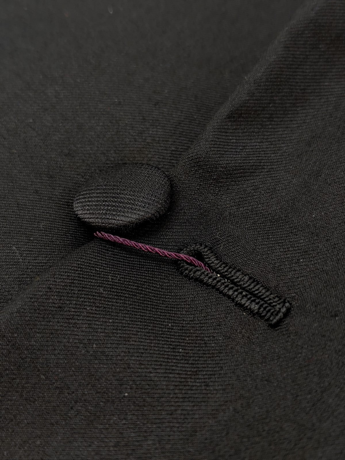 $7120 ISAIA NAPOLI Sanita "Aquaspider" Black Tuxedo Suit Hand-Sewn Wool 160's 8R