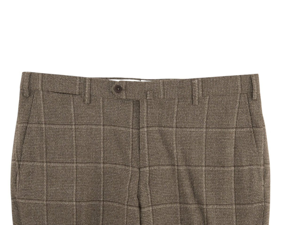 $6850 ISAIA NAPOLI "Marechiaro" Beige Suit Hand-Sewn Black Sheep Wool