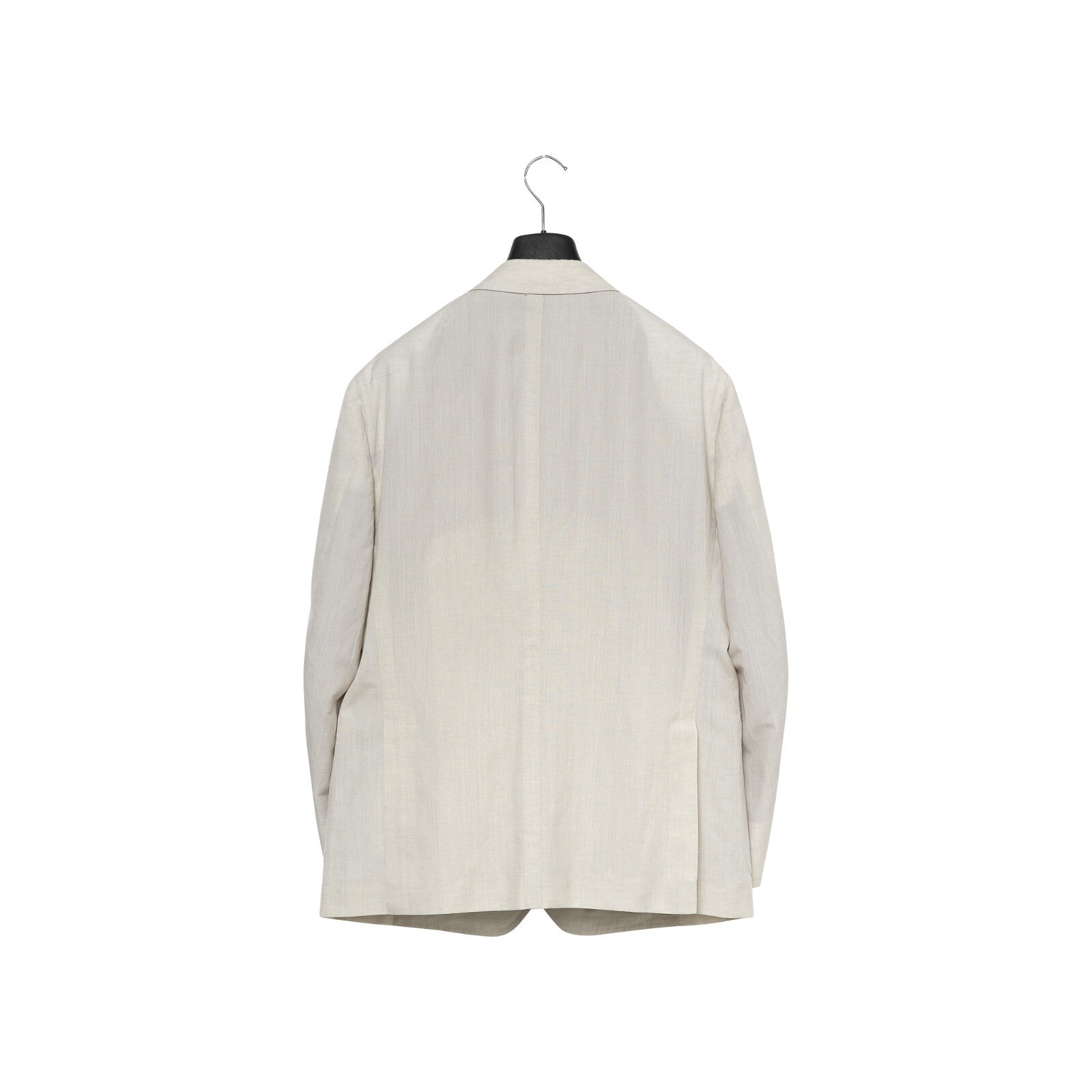 $5500 ISAIA NAPOLI Ivory Hand-Sewn Suit Wool & Linen 46 US / 56 EU  8R