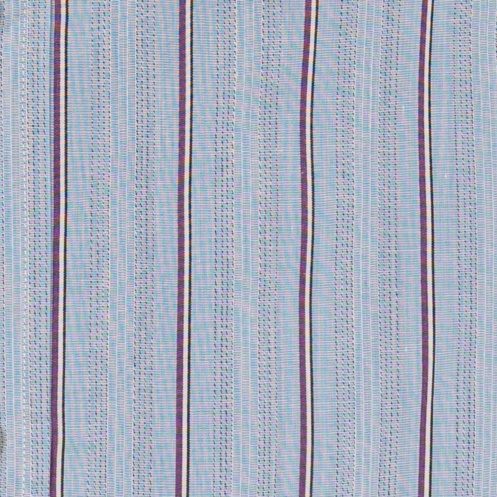 520$ RUBINACCI NAPOLI Blue Striped Hand-Sewn Shirt Classic Fit  16 - 41  2Q