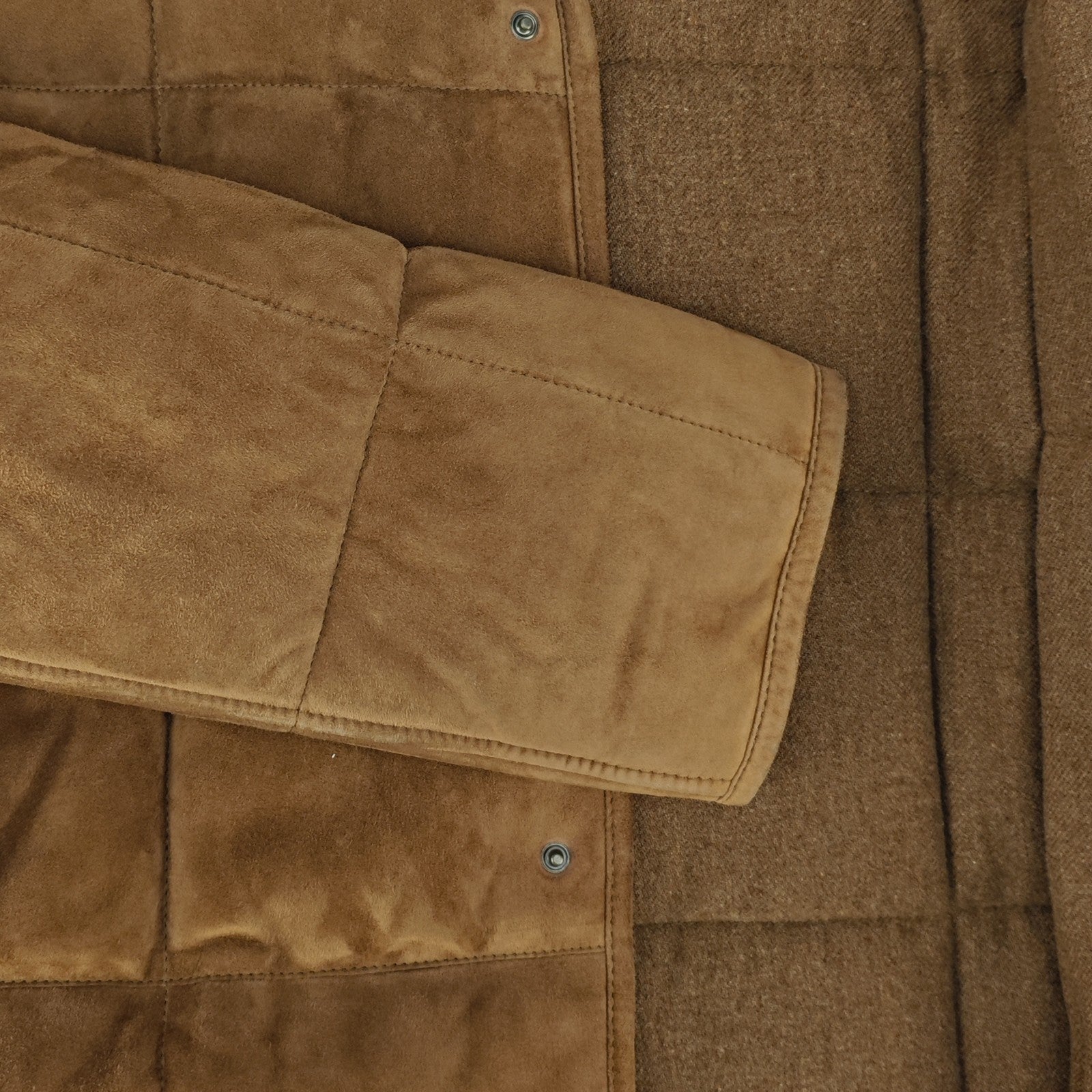 SALFRA Brown Suede Leather Jacket Coat Cashmere Lined Made Italy 40 US / 50 IT