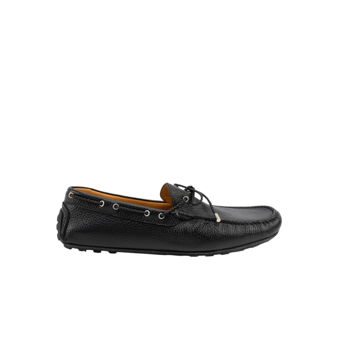 1200$ TESTONI Driver Loafer Shoes YorkCalf Black 8 UK / 9 US / 42 IT