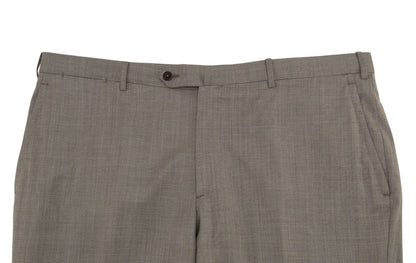 $7255 ISAIA NAPOLI "Sanita" Taupe Suit Extralight Fine Wool 50 US / 60 EU 8R