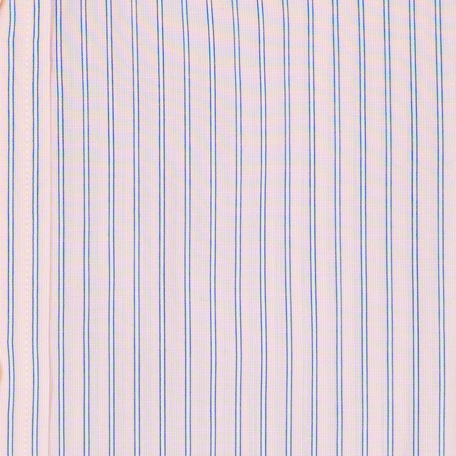 520$ RUBINACCI NAPOLI Pink Hand-Sewn Striped Shirt Cotton Classic Fit   2E