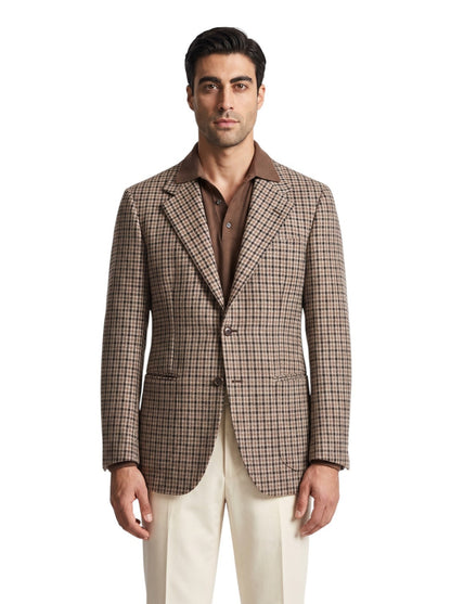 Sartoria DALCUORE NAPOLI Hand-Sewn Jacket Sport Coat Wool Cashmere 36 US / 46 EU