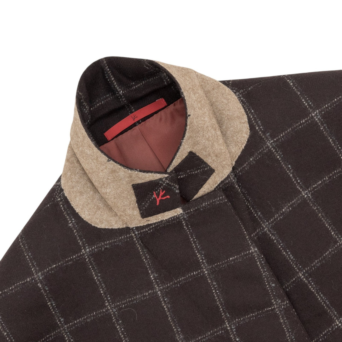 $6600 ISAIA "Gregorio" Dark Brown Hand-Sewn Suit Medium Wool 38 US / 48 EU 7R