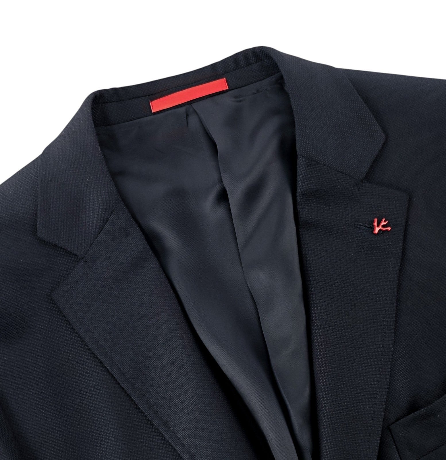 $5725 ISAIA "Capri" Blue Midnight Jacket Sport Coat Fine Wool 120's  48 US 58 EU