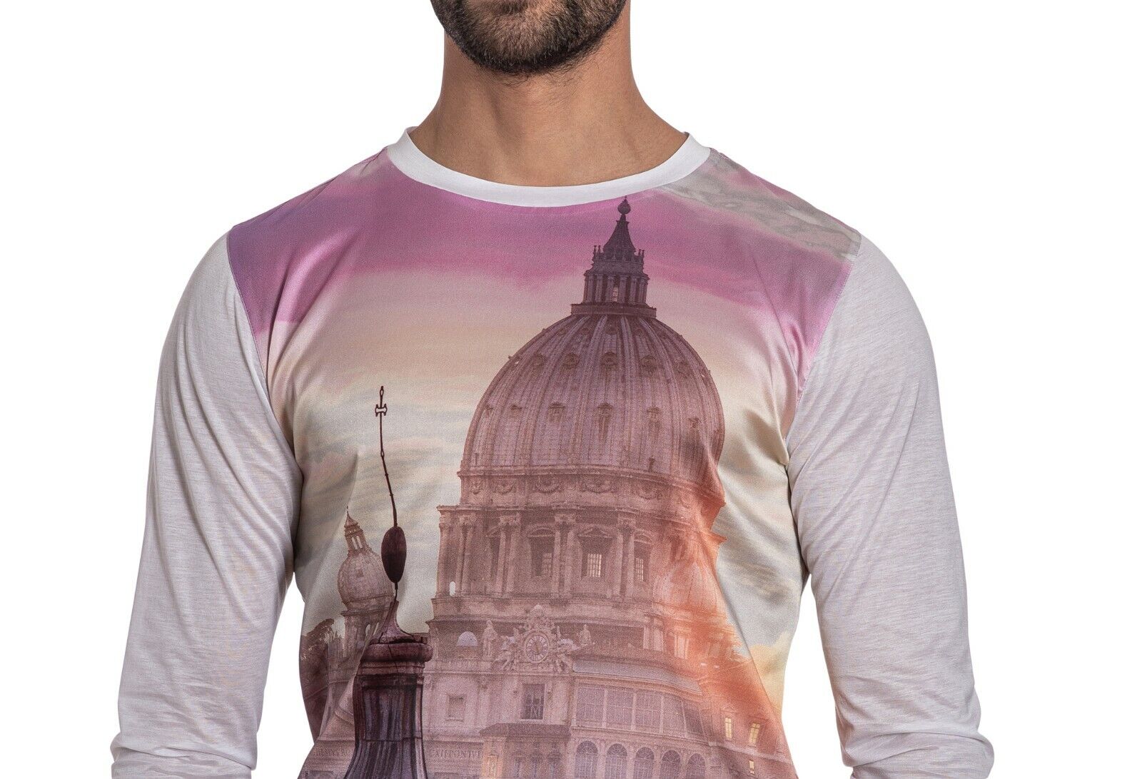 1400$ GERLIN T-Shirt 100% Silk & Cotton Lisle "SAN PIETRO" Size M BIJAN