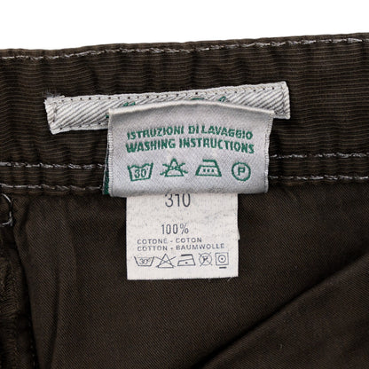 415$ LUIGI BORRELLI NAPOLI Corduroy Brown Denim Jeans Pant Cotton 35 US / 51 EU